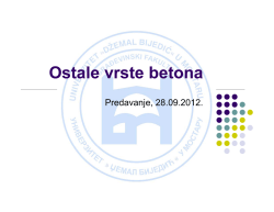Ostale vrste betona