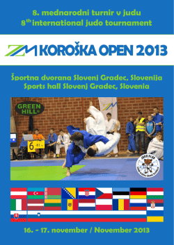 Koro&scaron;ka open 2013