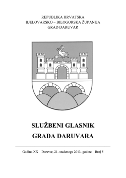Službeni glasnik 5-2013