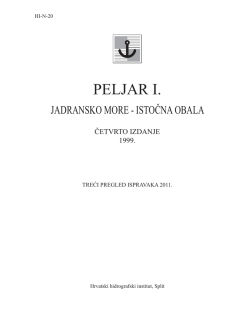 PELJAR I. - Hrvatski hidrografski institut