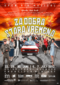 22., 29., 30. juni | 6., 7. juli 2012.