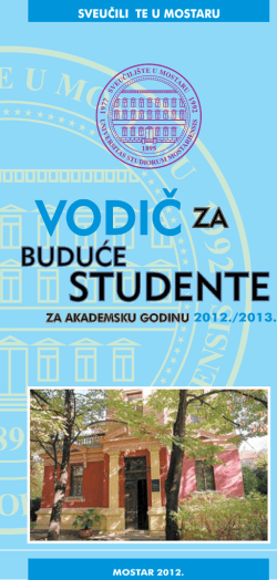 ovdje - Sveučili&scaron;te u Mostaru