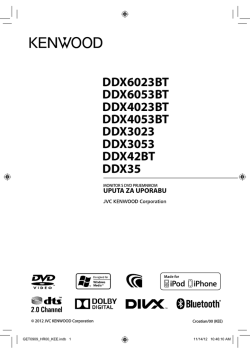 DDX6023BT DDX6053BT DDX4023BT DDX4053BT
