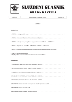 Službeni glasnik broj 16