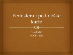 Pedosfera i pedoloske karte 2012