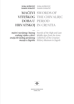 "Mačevi viteškog doba u Hrvatskoj" (Impresum)