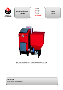 Uputstva za kotao GE