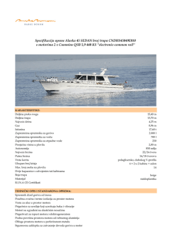 Tehnička specifikacija