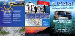 EXCURSIONS EXCURSIONS