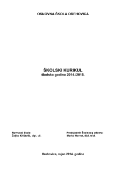 &Scaron;KOLSKI KURIKUL