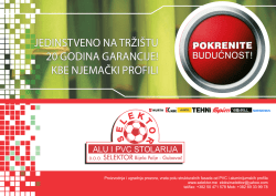 JEDINSTVENO NA TRŽI&Scaron;TU 20 GODINA GARANCIJE! KBE
