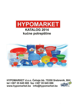 KATALOG kućne potrep&scaron;tine 2014 novi obrada