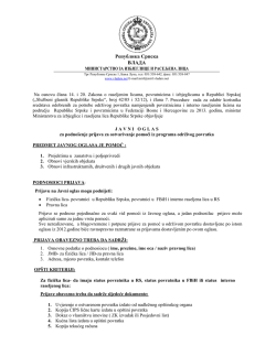 Република Српска ВЛАДА - Opština Bosansko Grahovo