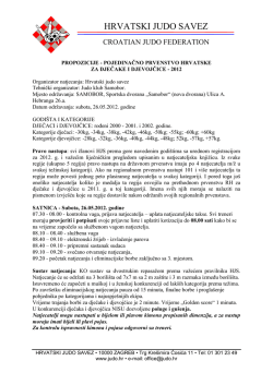 Propozicije dječačko PH 2012. SAMOBOR