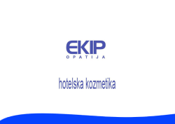 Katalog hotelske kozmetike