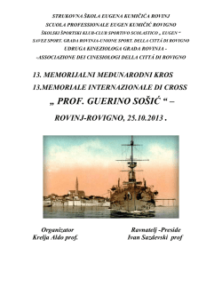 STRUKOVNA &Scaron;KOLA EUGENA KUMIČIĆA ROVINJ