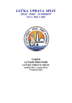LUČKA UPRAVA SPLIT