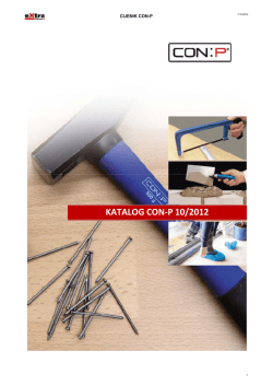KATALOG CON-P 10/2012