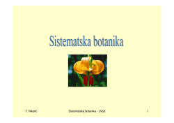Presnimi predavanje - hirc.botanic.hr, Department of Botany, Faculty
