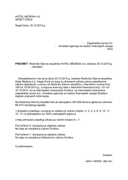 Odluke skup&scaron;tine