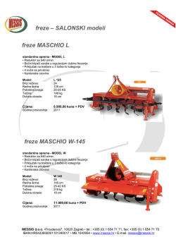 freze MASCHIO W-145