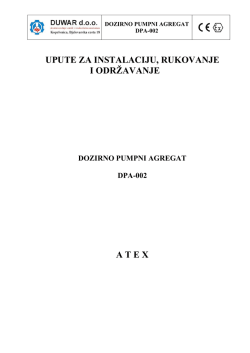 Dozirna pumpa DPA-002