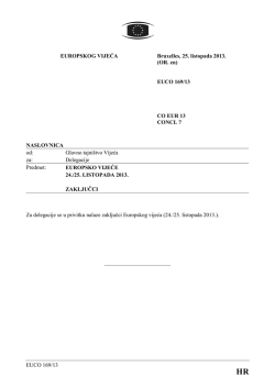 zaključci Europskog vijeća