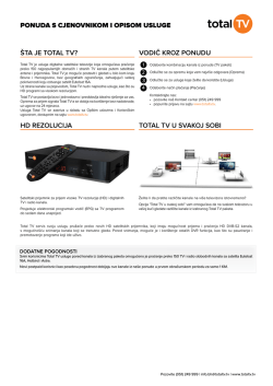 ponudi s cjenovnikom