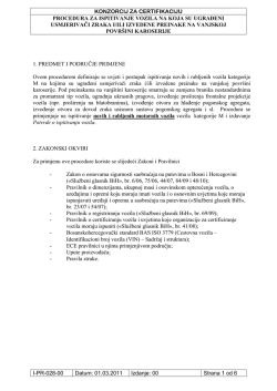 Tehnički izvje&scaron;taj o ispititvanju po R 36.03