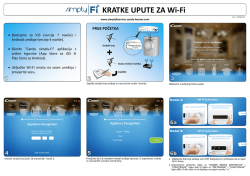 daljinsko upravljanje putem smartphone ili tableta pomoću