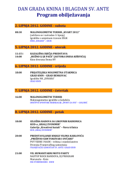 Program obilježavanja