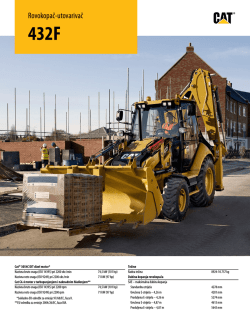 Rovokopač-utovarivač 432F