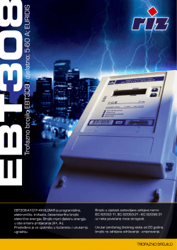 nagrađeno ebt308 djelatno brojilo