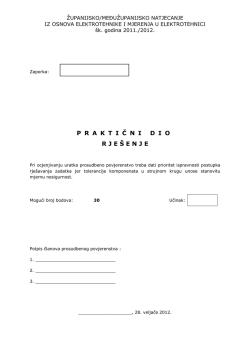 Zadaci i rje&scaron;enja