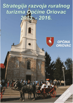 STRATEGIJA RAZVOJA RURALNOG TURIZMA