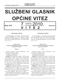 Službeni glasnik 09/2010