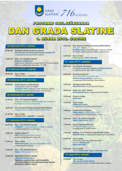 DAN GRADA SLATINE