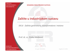 Zaštite u industrijskom sustavu - moja