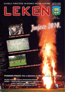 Leken 58 2010 - Turistička zajednica Općine Lekenik