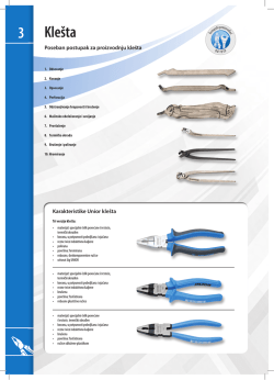 Unior katalog, Kle&scaron;ta (download PDF