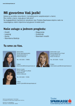 Mi govorimo Va&scaron; jezik!