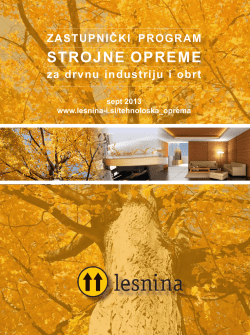 STROJNE OPREME - Lesnina Inženiring