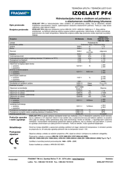 IZOELAST PF4 - FRAGMAT H doo