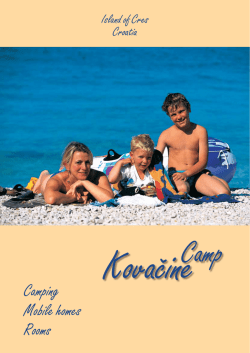 Campingplatzprospekt