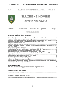 SLUŽBENE NOVINE