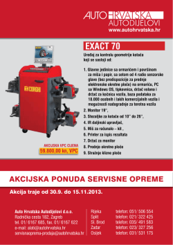 EXACT 70 - Auto Hrvatska