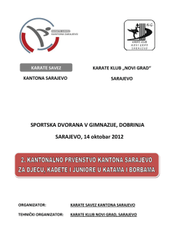 Preuzmi! - karate savez kantona sarajevo