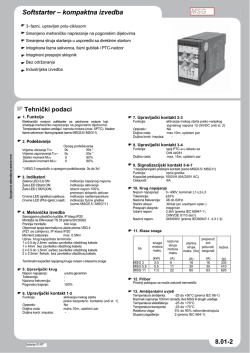 Softstarter &ndash; kompaktna izvedba MSG