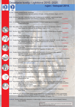 PowerPointova prezentacija - desetljece-kosti-zglobovi