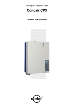 Tehnička dokumentacija Condair CP3 (pdf, 4.611 kB)